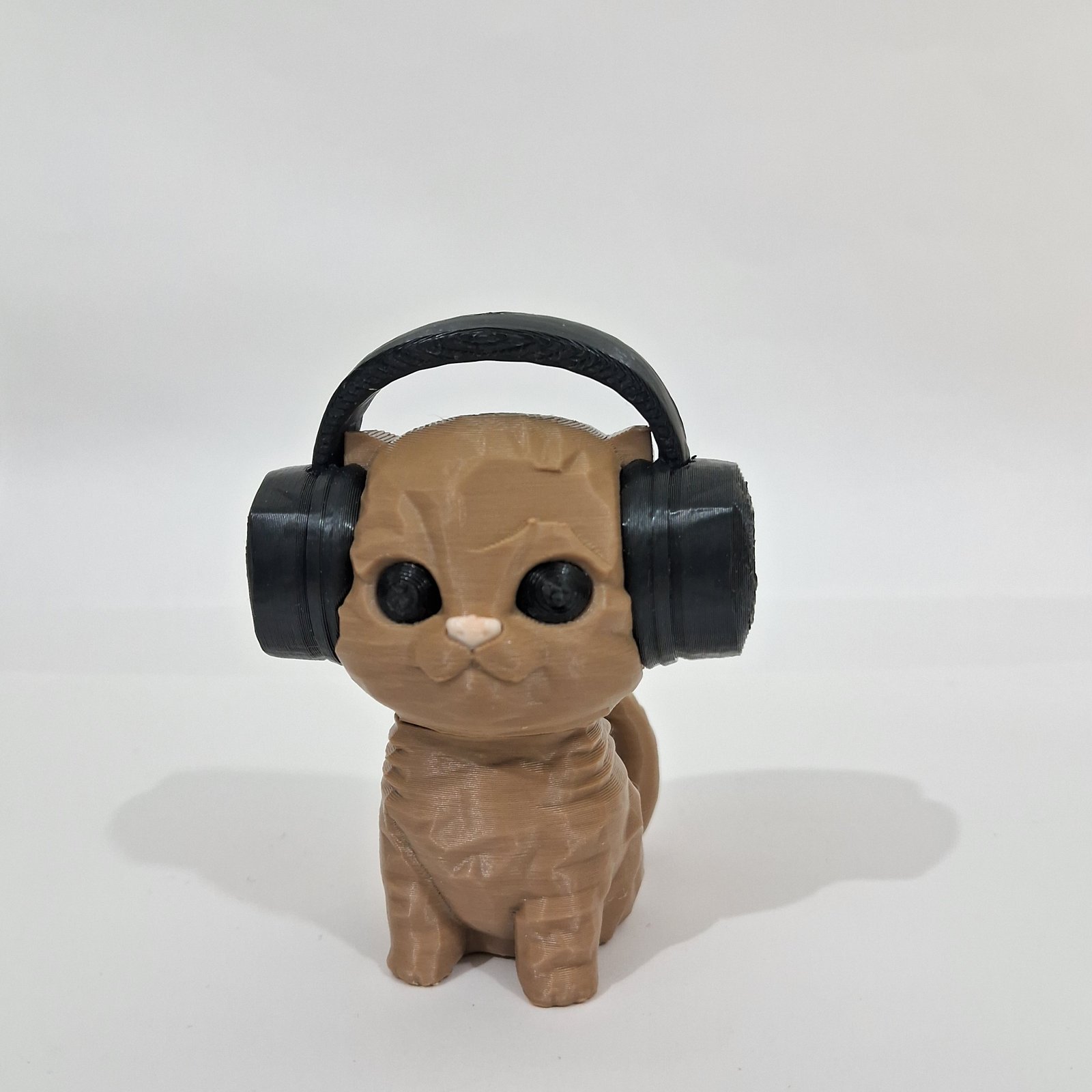 Cute Cat with Headphones Collectible