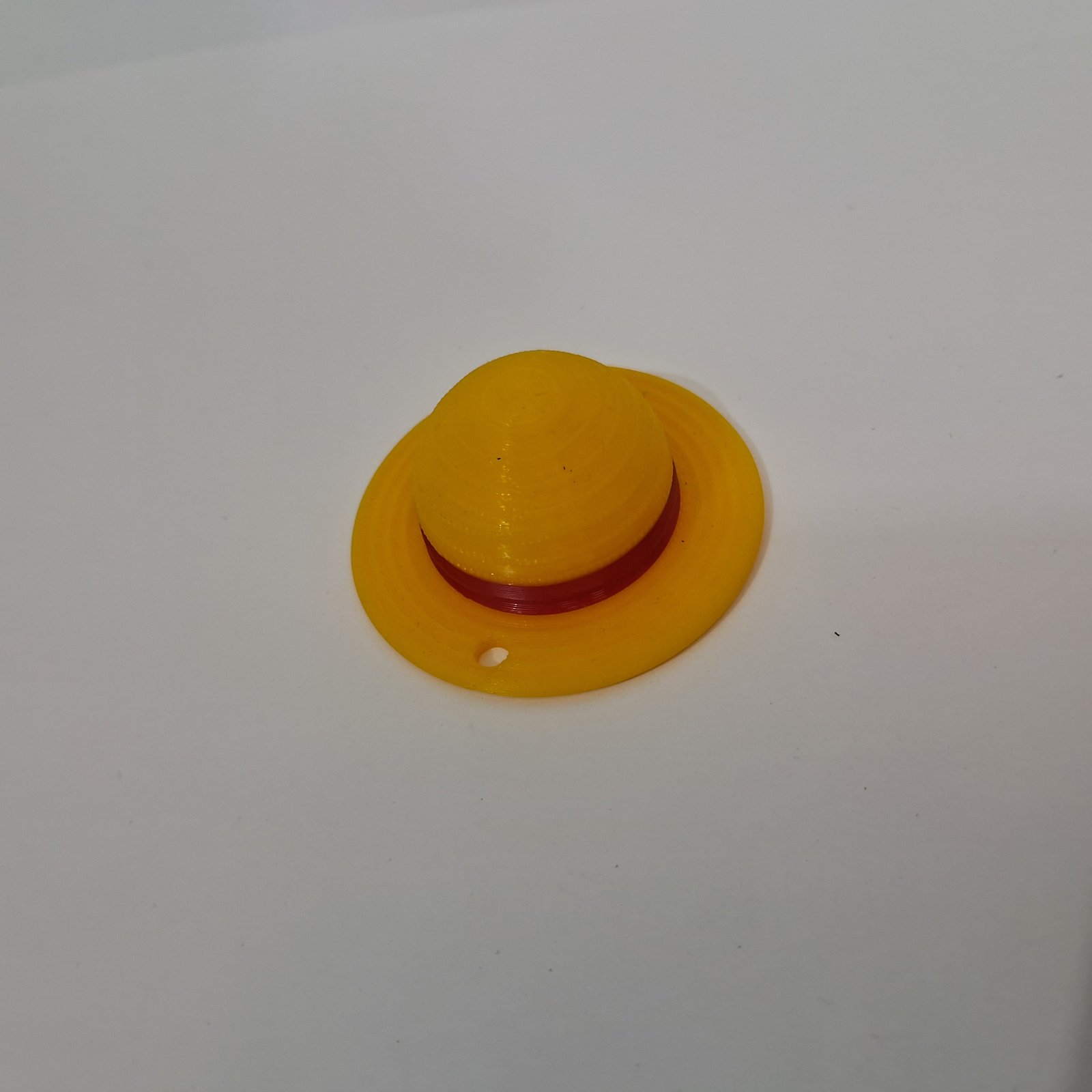 Classic Straw Hat Keychain